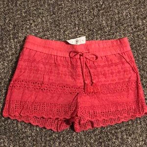 New Coral LOFT shorts